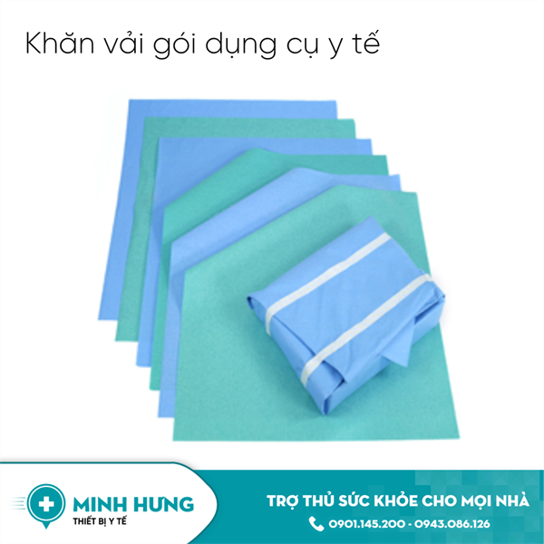 Khăn Vải Gói Dụng Cụ Khi Hấp 100x100cm (2 Lớp)