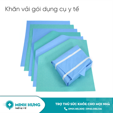 Khăn Vải Gói Dụng Cụ Khi Hấp 100x100cm (2 Lớp)
