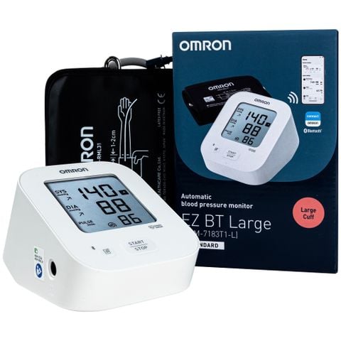 Máy Đo Huyết áp OMRON HEM-7183T1 - EZ BT Power (Kèm Adaptor)