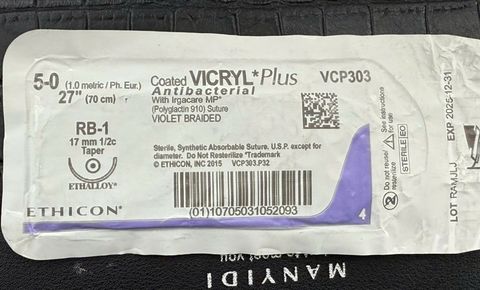 Chỉ Vicryl Plus 5/0