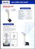 Cân Sức Khỏe Có Thước Đo Chiều Cao OROMi JSA- 180