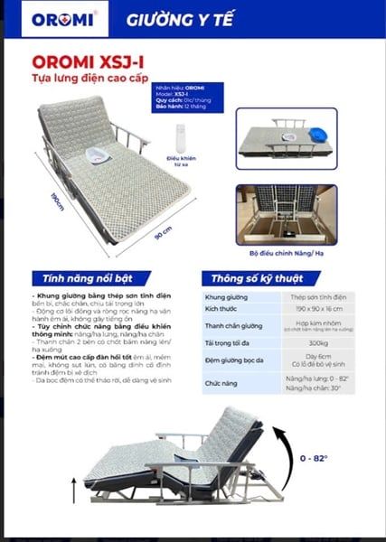 Tựa Lưng Điện OROMI XSJ- 1