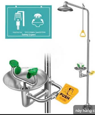 Vòi rửa mắt và tắm khẩn cấp, model AZD1104T