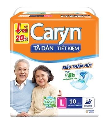 Tã Dán Caryn (XL) ( Màu Cam )