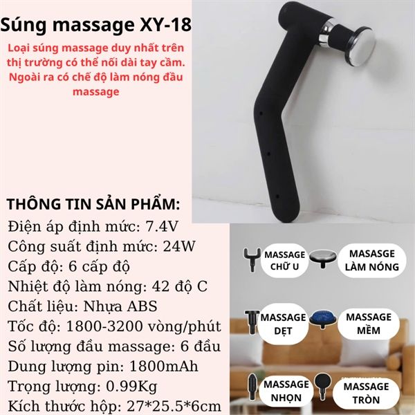 Súng Massage Gun XY- 18