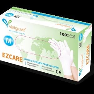 Găng Tay Không Bột Ezcare - Trắng (L)