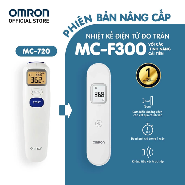 Nhiệt Kế Điện Tử Đo Trán Omron MC-F300