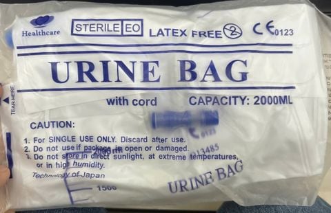 Túi Đựng Nước Tiểu Tốt - KHÔNG DÂY ( Trắng)