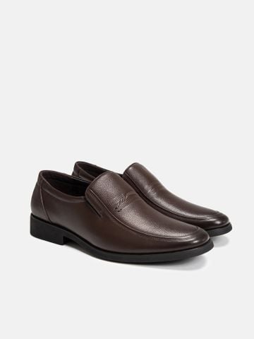 Nâu##Giày lười nam Mulgati Basic Loafer - 81012