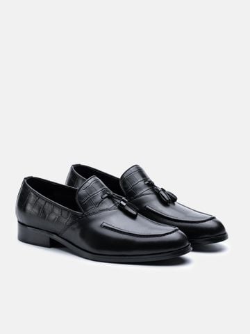 Đen##Giày lười nam Mulgati Tassel Loafer - ND4660