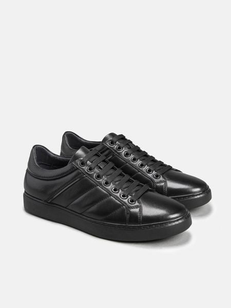 Đen##Giày thể thao nam Mulgati Black Sneaker - M128A-82