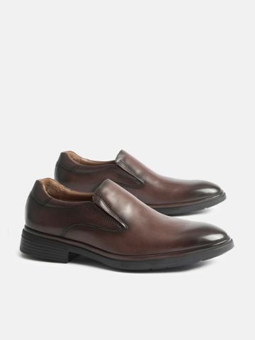 Nâu##Giày lười nam Mulgati Basic Loafer - SP17519-07