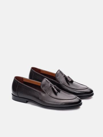 Nâu##Giày lười nam Mulgati Tasseled Loafer - f228a