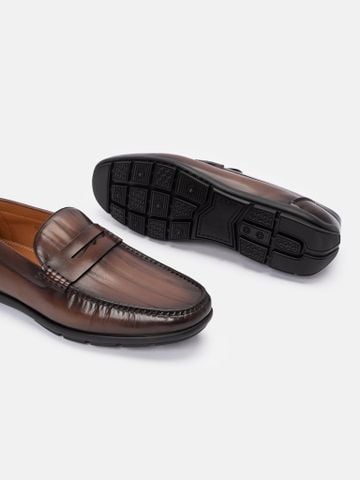 Nâu##Giày lười da Mulgati Moccasin - SPXY0111000