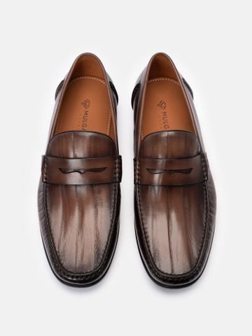 Nâu##Giày lười da Mulgati Moccasin - SPXY0111000