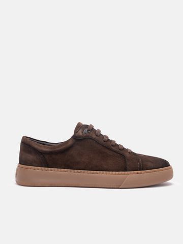 Nâu##Giày thể thao nam da lộn Mulgati Suede Sneaker - YS391AB