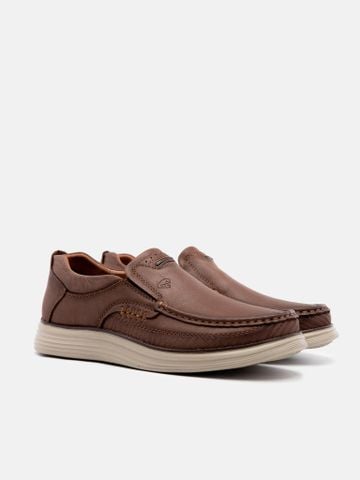 Nâu##Giày thể thao nam Mulgati Slip on - 203127