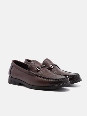 Nâu##Giày lười nam Mulgati Horsebit Loafer - A258C-A2