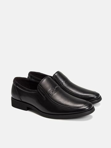 Đen##Giày lười nam Mulgati Basic Loafer - 81012