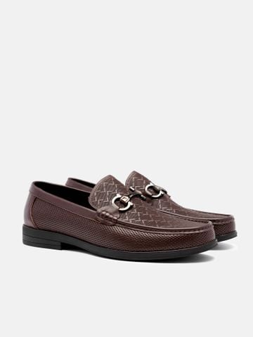 Nâu##Giày lười nam Mulgati Horsebit Loafer - f268-8