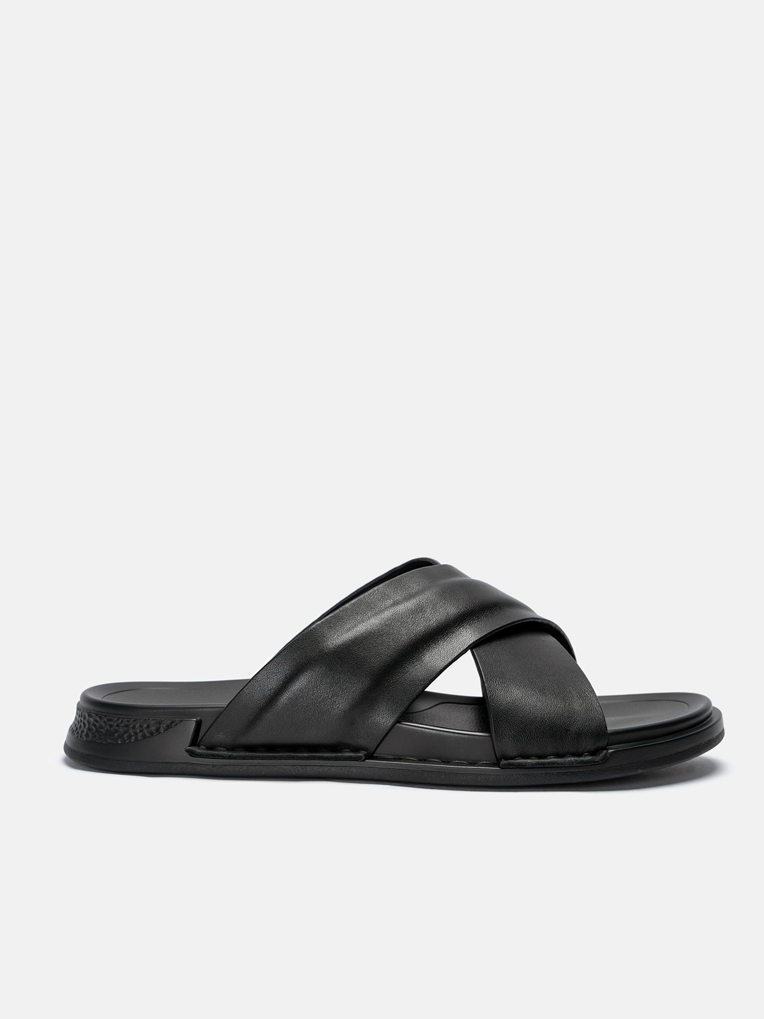 Đen##Dép quai chéo Mulgati MU1002-01