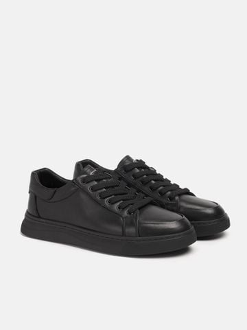 Đen##Giày thể thao nam Mulgati Leather Sneaker L01