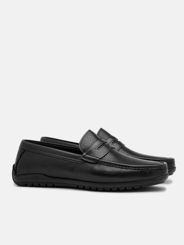 Đen##Giày lười da Mulgati Moccasin - DZ0855A