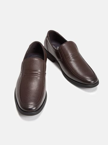 Nâu##Giày lười nam Mulgati Basic Loafer - 81012