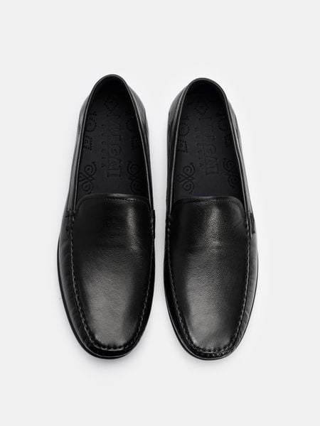 Đen##Giày lười nam Mulgati Basic Moccasin - ND43705