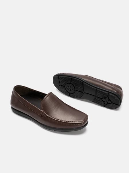 Nâu##Giày lười nam Mulgati Basic Moccasin - ND43705