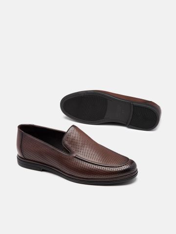 Nâu##Giày lười nam Mulgati Classic Loafer - YS538B-H11