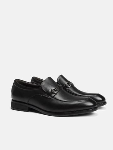 Đen##Giày lười nam Mulgati Horsebit Loafer - FA19918