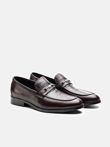 Nâu##Giày lười nam Mulgati Horsebit Loafer - ND4669