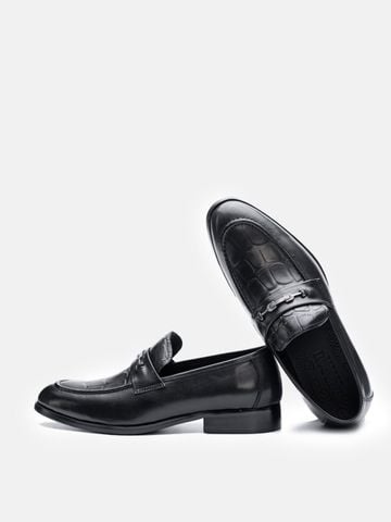 Đen##Giày lười nam Mulgati Horsebit Loafer - ND4669