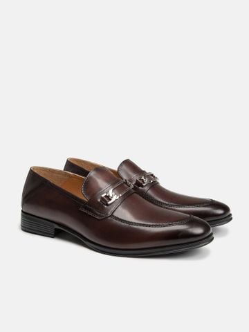 Nâu##Giày lười nam Mulgati Horsebit Loafer - SP17338-55