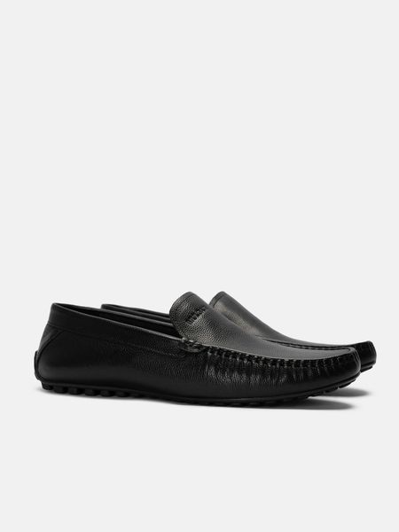 Đen##Giày lười nam Mulgati Moccasin - HF181-6