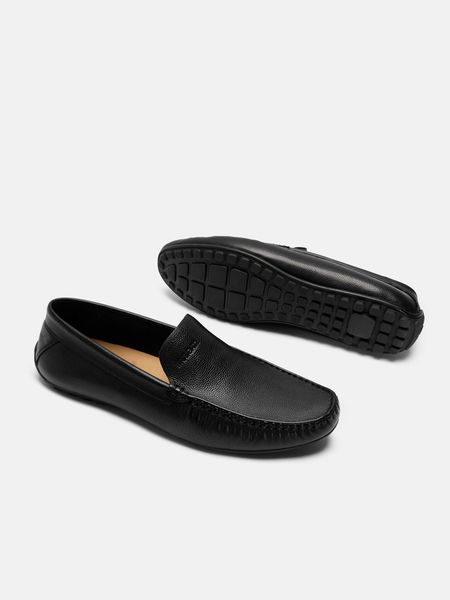 Đen##Giày lười nam Mulgati Moccasin - HF181-6