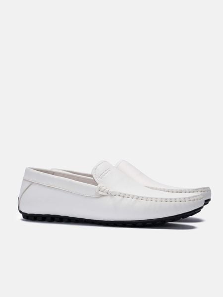 Trắng##Giày lười nam Mulgati Moccasin - HF181-6