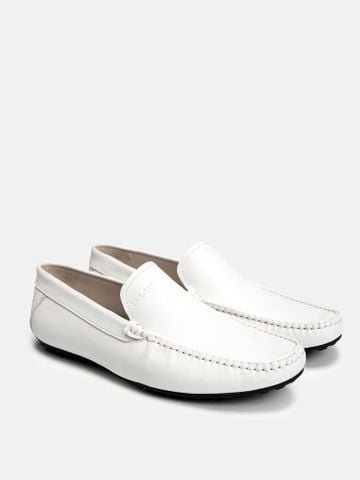 Trắng##Giày lười nam Mulgati Moccasin - HF181-6