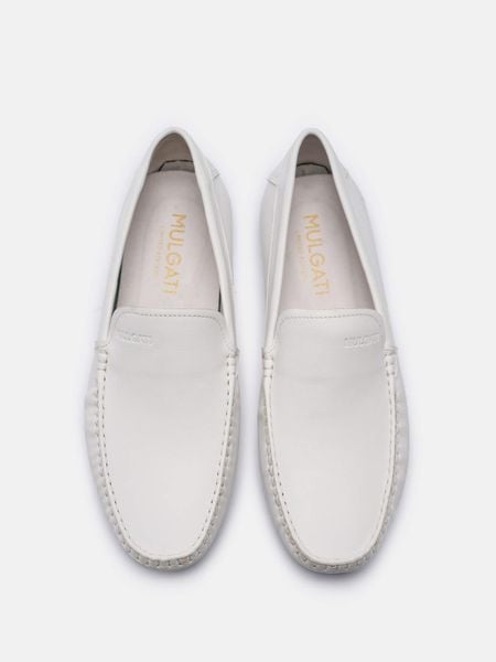 Trắng##Giày lười nam Mulgati Moccasin - HF181-6
