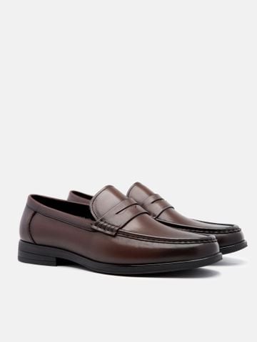 Nâu##Giày lười nam Mulgati Penny Loafer - F268-6