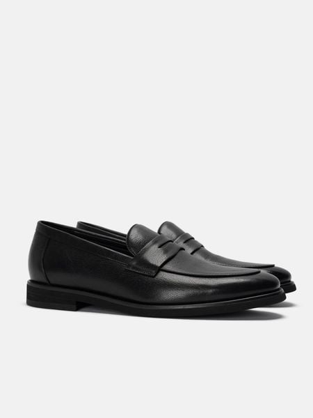 Đen##Giày lười nam Mulgati Penny Loafer - SP22365A