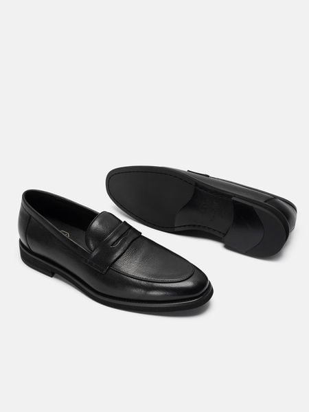 Đen##Giày lười nam Mulgati Penny Loafer - SP22365A