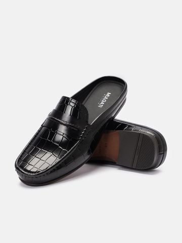 Đen##Giày sục nam Mulgati Mules Shoes - JY53283