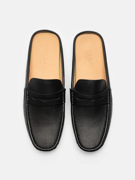 Đen##Giày sục nam Mulgati Penny Mules Shoes - A16739