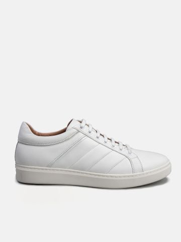 Trắng##Giày thể thao nam Mulgati Black Sneaker - M128A-82