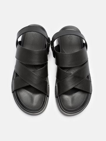 Đen##Sandal quai chéo Mulgati MU1001-01