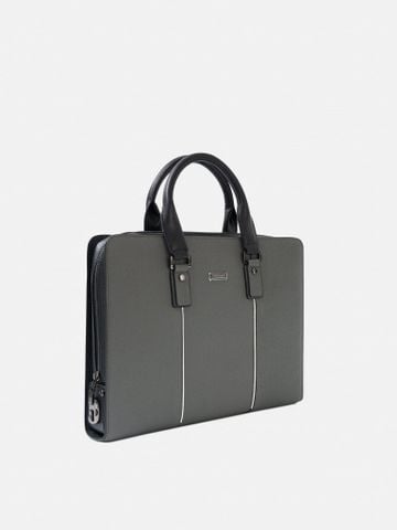Xám##Cặp da nam Mulgati Briefcase 5082
