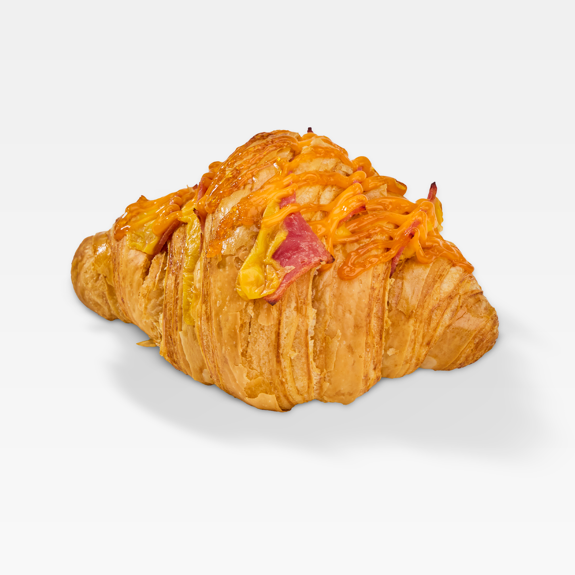 Bánh croissant giăm bông phô mai