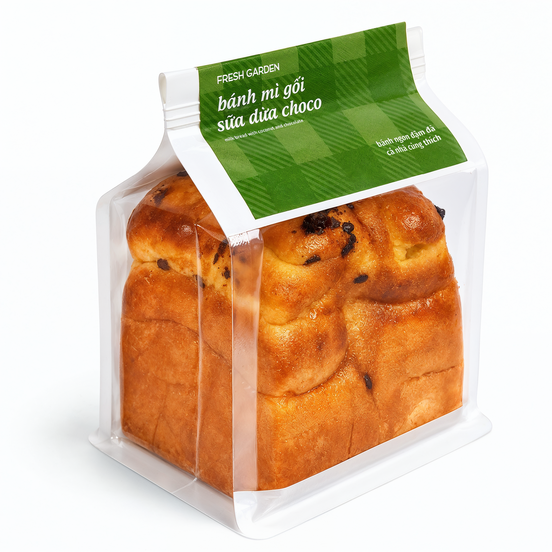 Bánh gối sữa dừa choco